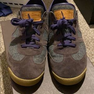 LV low top ostrich canvas sneakers discontinued!